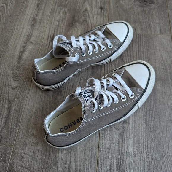 Converse Gray Low-Top Sneakers - Picture 8 of 12